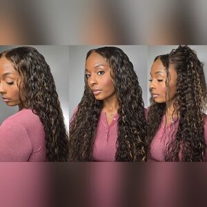 Blonde Water Wave Wig